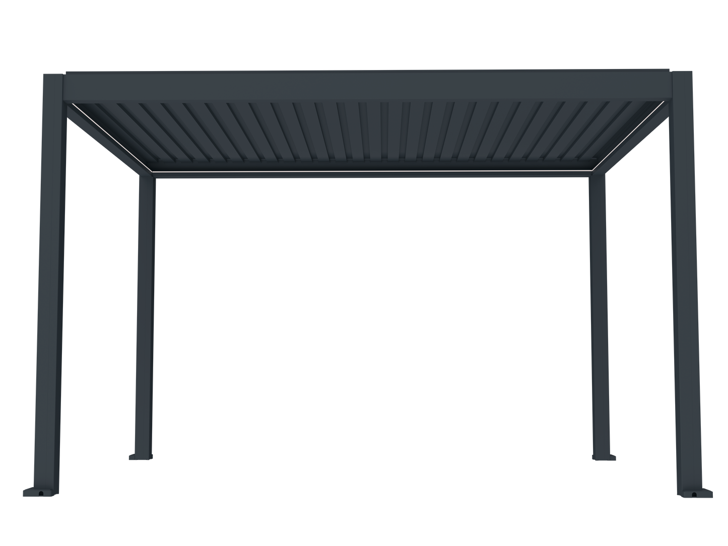 Nebula Motorised Series Freestanding Louvre Roof Aluminium Pergola