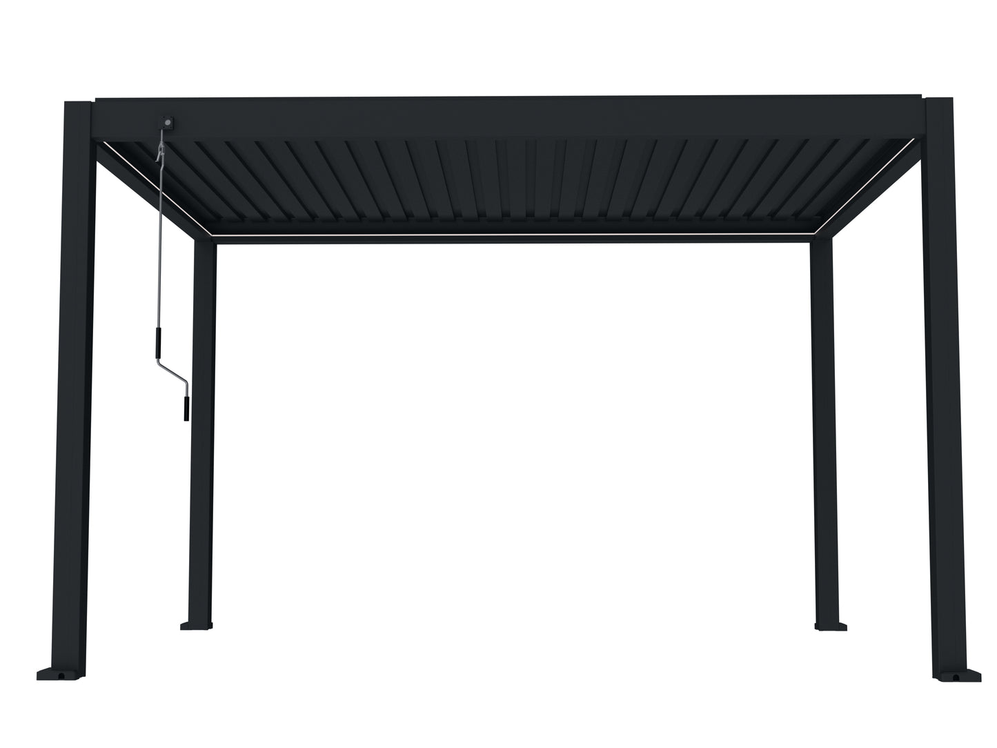 Stellaris Manual Series Freestanding Louvre Roof Aluminium Pergola