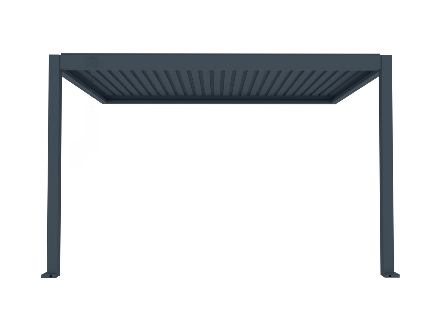 Nebula Motorised Series Wall Mounted Louvre Roof Aluminium Pergola