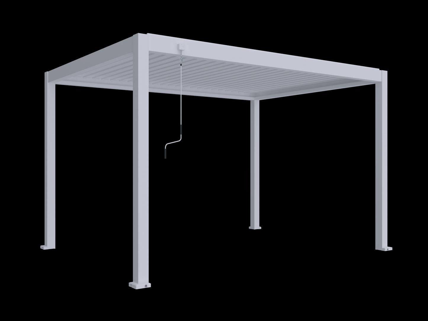 Stellaris Manual Series Freestanding Louvre Roof Aluminium Pergola