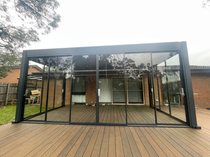 Nebula Motorised Series Freestanding Louvre Roof Aluminium Pergola