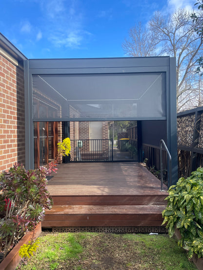 Nebula Motorised Series Freestanding Louvre Roof Aluminium Pergola