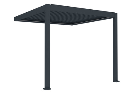 Nebula Motorised Series Wall Mounted Louvre Roof Aluminium Pergola