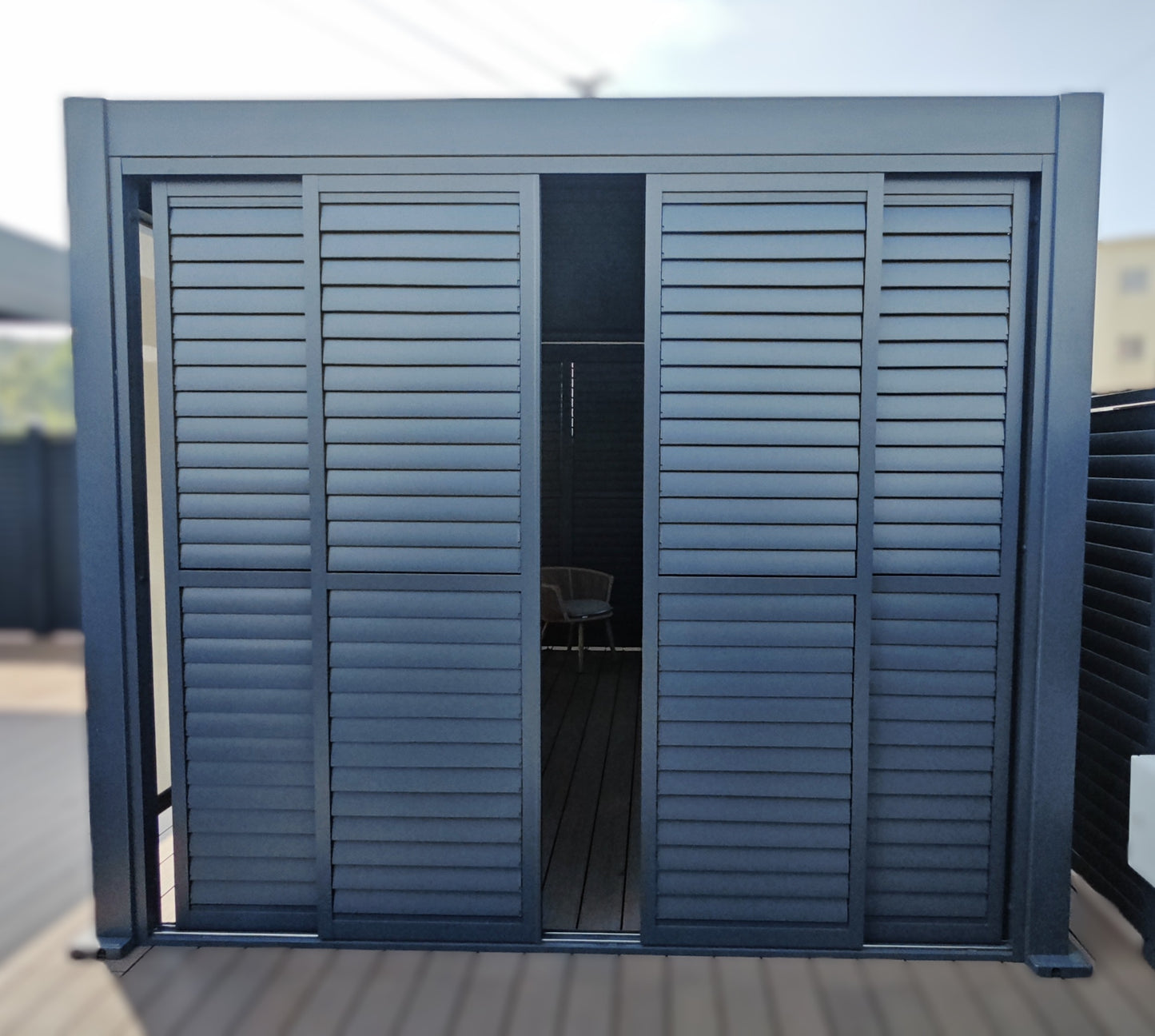 Sliding Shutter for Pergola